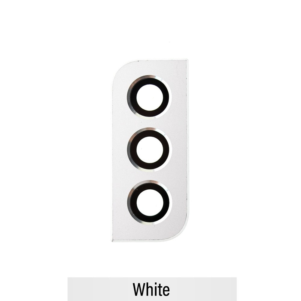 Rear Camera Lens with Bezel for Samsung Galaxy S22 S901B / S22 Plus S906B-Phantom White Rear Camera Lens with Bezel for Samsung Galaxy S22 S901B / S22 Plus S906B-Phantom White